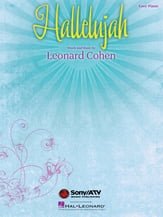 Hallelujah piano sheet music cover